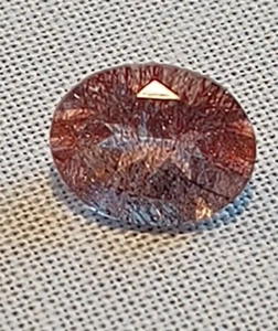 Strawberry Quartz 2.25 ct Faceted. JTV - Picture 1 of 15