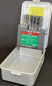 JUEGO DE GRIFOS ESPIRALES ISHIHASHI (M3, M4, M5, M6, M8, M10, M12 2 cada uno) SSM-14S - Imagen 1 de 1