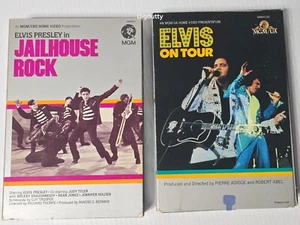 BETA Tape Jailhouse Rock & Elvis On Tour: MGM/CBS 1980s Elvis Presley, Lot Of 2 - Picture 1 of 12