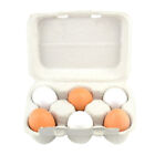 Wooden Egg Assembly Game Simulation Pre-school Educational - 6pcs