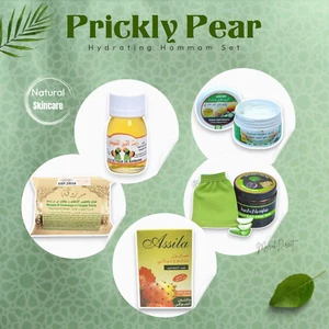 Crema facial hidratante espinosa y aceite arcilla verde en polvo Beldi jabón hammam conjunto - Imagen 1 de 17