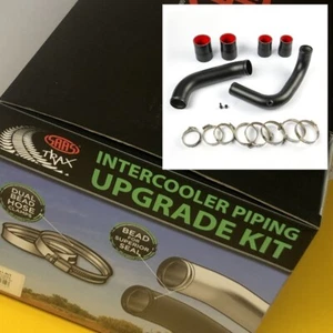 Intercooler piping kit for Nissan GU PATROL 3.0L CRD 00-06 ZD30 Aluminium Black - Picture 1 of 5
