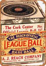 Metal Sign - 1910 Reach Official League Baseball -- Vintage Look