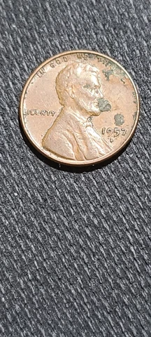 1957 D Lincoln Wheat One Cent Coin - Errors Cover