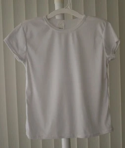 Sleep Shirt Pajama Top Short Sleeve White NWOT 16 - Picture 1 of 1