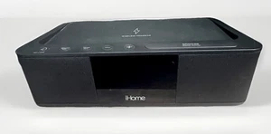 iHome Alarm Clock with Qi Wireless Charging iW15 Snooze Display Dimmer - Picture 1 of 4