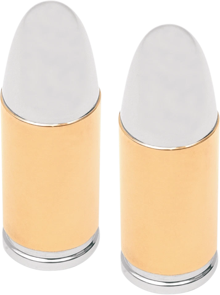 DRAG SPECIALTIES Valve Steam Cap - Fits .38 Special - Gold 282007 - Image 1 of 1