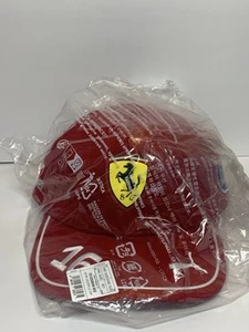 Gorra Scuderia Ferrari F1 Team 2025 Leclerc curva baja adulto sistema operativo Puma cereza oscura - Imagen 1 de 12