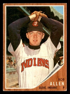 1962 TOPPS #543 BOB ALLEN INDIANS VG-EX 542851 (KYCARDS) - Image 1 of 2