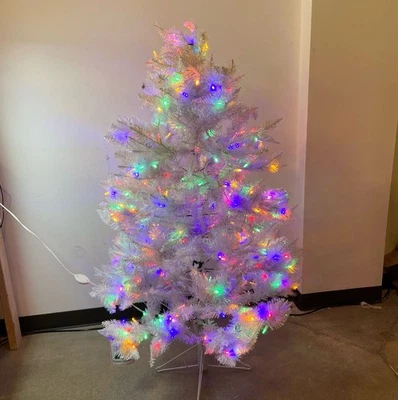 Vickerman Sparkle White Spruce 5.5 ft Artificial Christmas Tree - White - Unlit - Image 1 of 4