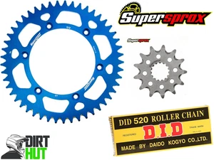 Kit de piñón de aluminio Husky TC TE 125 250 300 350 450 Supersprox DID 2014-2025 - Imagen 1 de 10