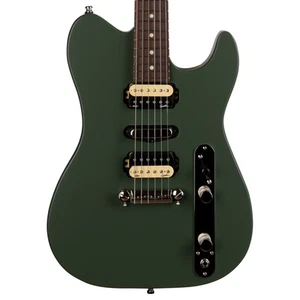 Godin Radium Electric Guitar - Matte Green - Picture 1 of 8