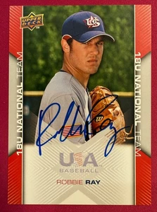 2009 Upper Deck USA Baseball Box Set #USA-106 Robbie Ray Prospect Auto - Picture 1 of 2