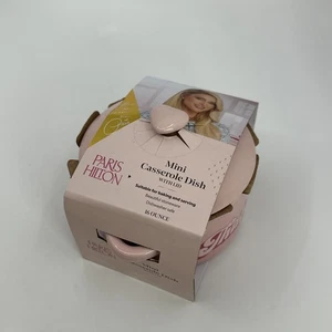 Mini casseruola Paris Hilton rosa "That's Hot" con coperchio 16 oz gres cucina - Foto 1 di 4