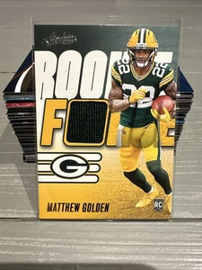 2025 Panini Absolute Matthew Golden Rookie Force Patch RC Packers! - Bild 1 von 2