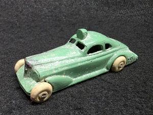 Tootsie Toy Barclay Police Car - Green - Picture 1 of 3