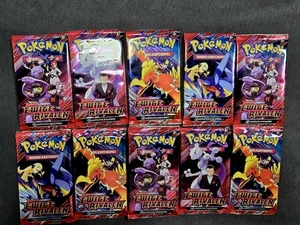 10 X Pokémon Boosterpack Karmesin & Purpur - Ewige Rivalen DE FACTORY SEALED NEW - Bild 1 von 1