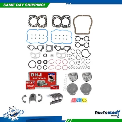 Комплект для восстановления двигателя DNJ EK720A для 04–06 Subaru Baja Forester 2,5 л H4 DOHC 16 В - Изображение 1 из 4