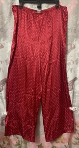 Pantalones de pijama para mujer Gilligan & O’Malley rojo/blanco lunares talla XXL NUEVOS CON ETIQUETAS - Imagen 1 de 9