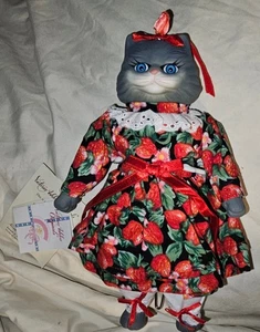 Victoria Ashlea Originals Muñeca Gato Porcelana Goebel Edición Limitada. "Cuddles" De colección - Imagen 1 de 10