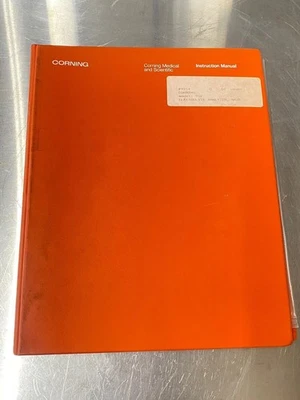 Analisador de eletrólitos Corning 902 - Guia do usuário / Livro de instruções / Manual - Imagem 1 de 4