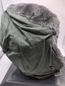 Vintage Militär B-9B Winter Flieger Helm Wollmischung Nylon Mütze Größe Medium USA - Bild 1 von 9