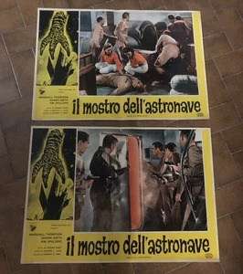 Lotto 2 Fotobuste Cinema Originale Il Mostro Dell Astronave - Foto 1 di 1