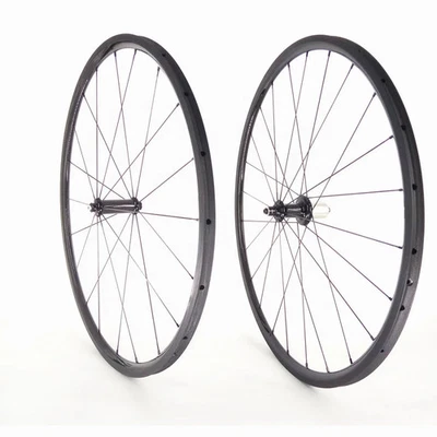 Carbon Wheels 24 mm Deep Rim R36 Hub 424 Spoke 700 21C Road Bike Tubular Wheels - Image 1 of 4