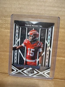 2025 Leaf Metal Collective Black Shimmer Proof #1/1 Chris Henry Jr Buckeyes - Bild 1 von 2