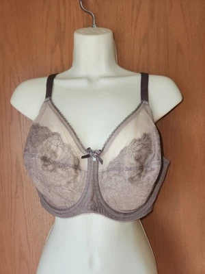 Wacoal Mujeres 38DD Retro Chic Figura Completa Con Aros Sujetador Sin Forro Cappuccino Nuevo Sin Etiquetas Foto 1 de 4
