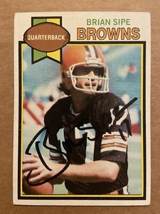 Brian Sipe Signed 1979 Topps #353 Cleveland Brown San Diego State Autograph Auto - Picture 1 of 2