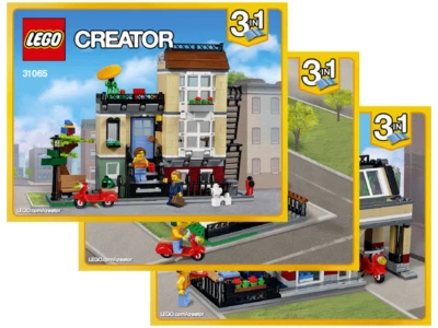 Lego Creator: Park Street Townhouse 31065- Instructions, Manuals, Booklets Only - Image 1 of 4