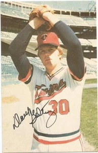 Minnesota Twins DAVE GOLTZ handsigniert 1978 Teamausgabe Postkarte - Bild 1 von 1