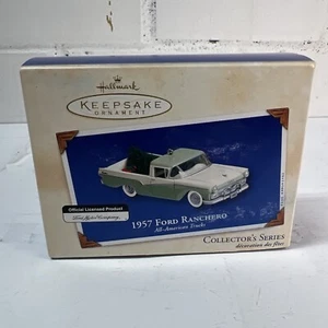 Ford Ranchero 2002 Hallmark 1957 ornamento todas las camionetas americanas serie 8 envío rápido - Imagen 1 de 13