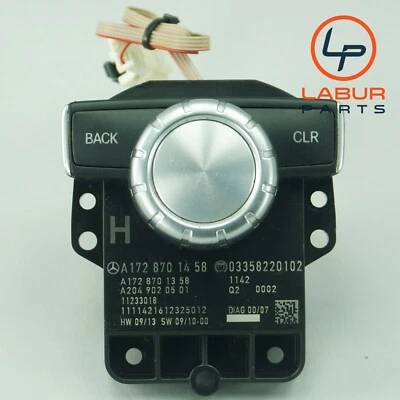 W218 12-16 Mercedes CLS SLK Class Console Head Unit Controller Knob Switch B142 - Image 1 of 4