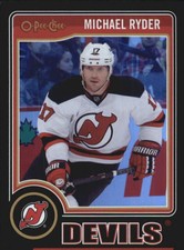 2014-15 O-Pee-Chee Black Rainbow #77 Michael Ryder /100