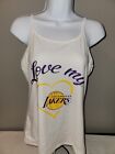 Los Angeles Lakers Women's Cami Top Sleeveless Size 6 to 18 I Love My Lakers