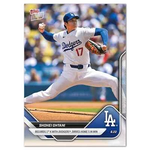 2025 Topps Now MLB #338 Shohei Ohtani Los Angeles Dodgers - Imagen 1 de 2