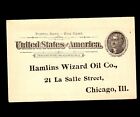 Postal Card 1c Jefferson QUACK Medicine Hamlin's Wizard Oil Preprint Unused q1