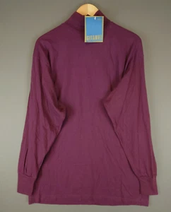 VINTAGE NWT 1992 Gitano Maroon Turtleneck Long Sleeve Shirt Men's Size Medium - Picture 1 of 13