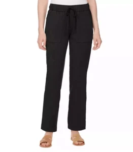 Neu mit Etikett Buffalo David Bitton weiche Tencel-Überziehhose Damengröße XL schwarz Reise - Bild 1 von 8