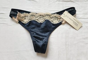 Elle Macpherson Intimates Fly Butterfly Fly Jet Dark Green Thong Size S - Picture 1 of 9