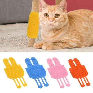 1pcs Cat Self-Groomer Face Scratcher Silicone Wall Corner Massage Comb Grooming - Picture 1 of 16