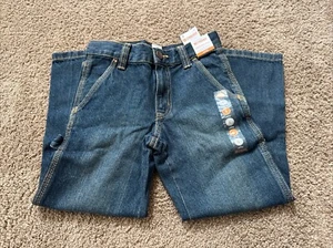 GYMBOREE BOYS Utility Jeans PANTS Nwt Adjustable Waist Size 6 - Picture 1 of 2