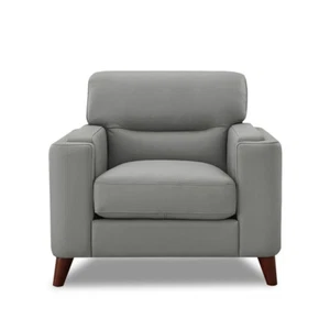 Hydeline Elm Top Grain Leather Chair - Picture 1 of 13