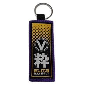 VALOR – ELITE BJJ PURPLE BELT KEYRING - Picture 1 of 3