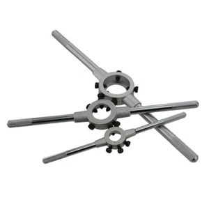 Zinc Alloy Metal Die Handle Round Stock Holder Wrench Metric Tools Threading Tap - Picture 1 of 11