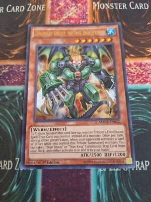 Yu-Gi-Oh! Dinomight Knight, the True Dracofighter MACR-EN022 Ultra 1st Ed NM - Image 1 of 4