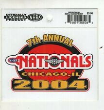 NHRA 03 Original 49th US Nationals Indy Ind Drag Racing Event Patch & Sticker