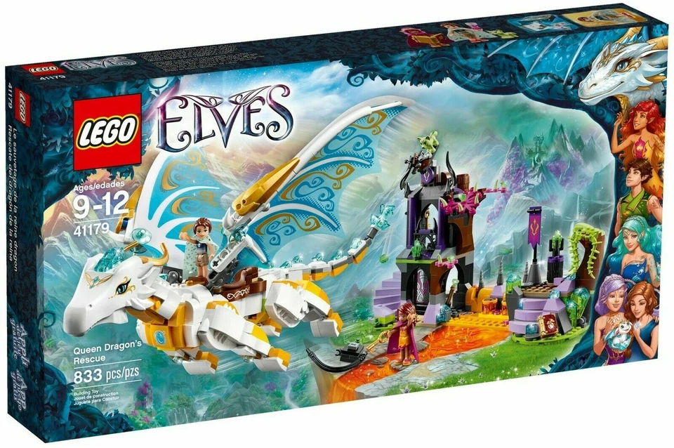LEGO Elves 41179 Queen Dragon's Rescue *CONJUNTO APOSENTADO* NOVO NA CAIXA LACRADA  - Imagem 1 de 1